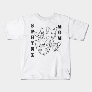 Sphynx Cat Mom Kids T-Shirt